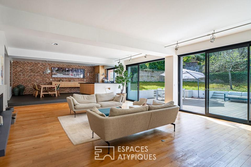 Esprit loft et vie « dedans-dehors » au coeur de Viroflay