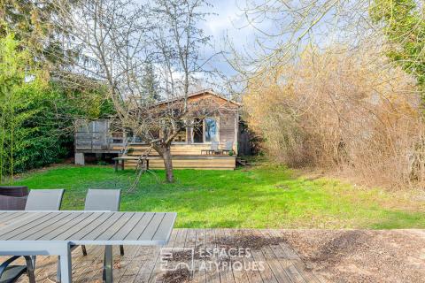 Charmant Chalet 100 m² sur l&rsquo;Île Verte : Bord de Seine, Grand Bras