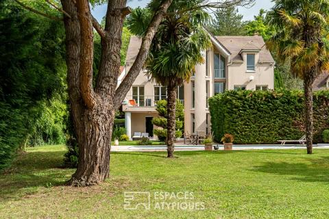 Maison contemporaine avec piscine au coeur de la vallée de Chevreuse