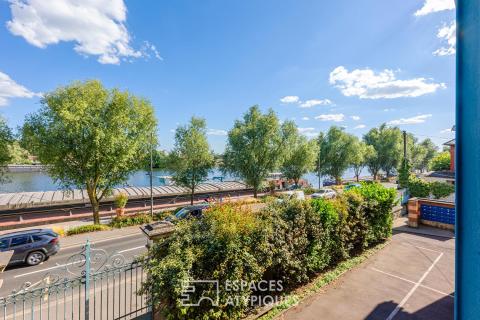 Loft with a view of the Seine, 90 m2, in Conflans-Sainte-Honorine