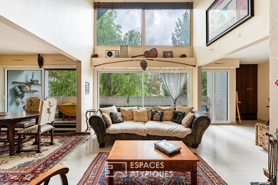 Triplex à rénover, dernier étage avec terrasse et loggia