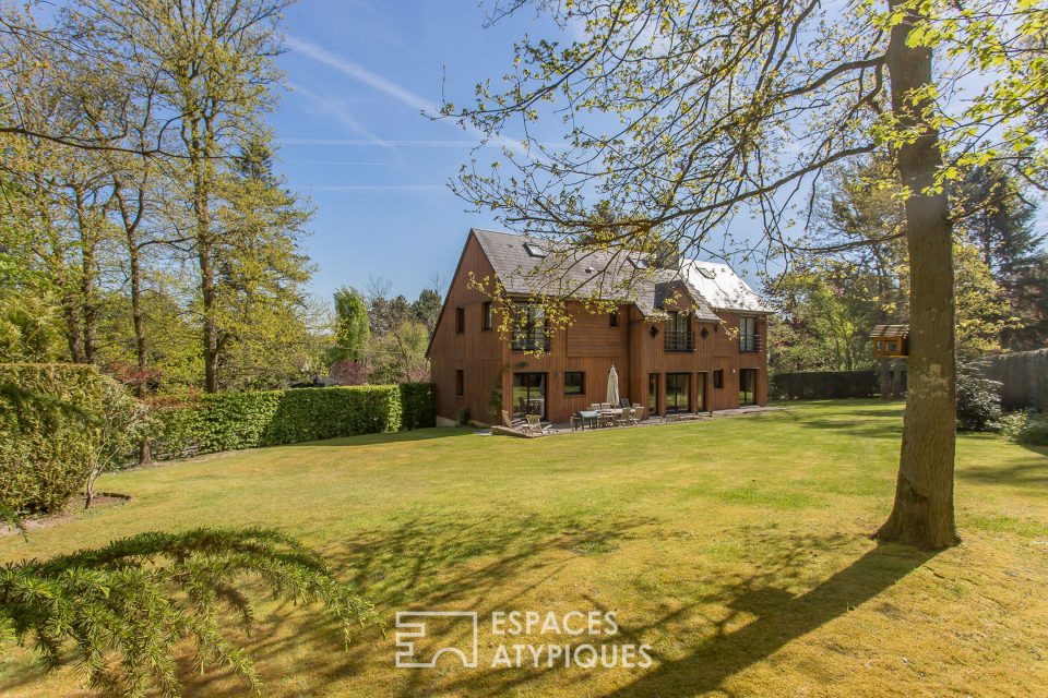 78125 POIGNY LA FORET - Majestueuse Maison en Bois Red Cedar - Réf. 2015