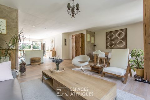 Charmante maison bois et son extension contemporaine