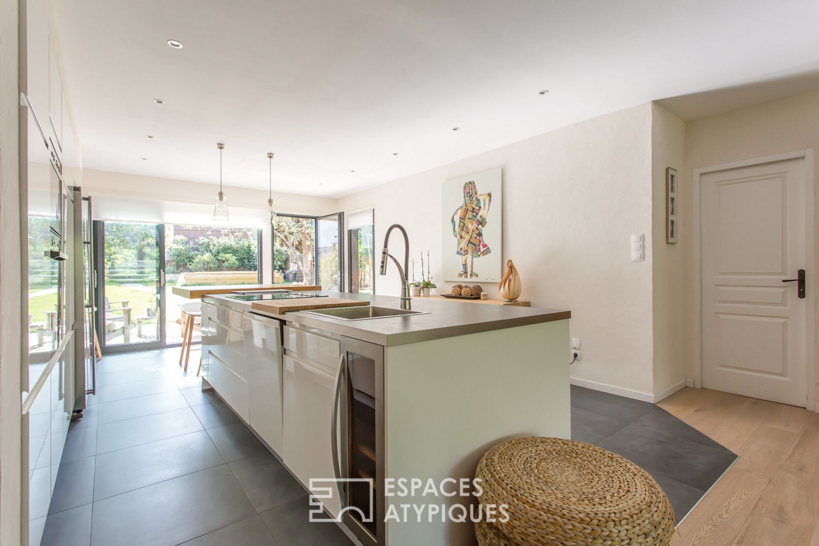 Charmante maison bois et son extension contemporaine