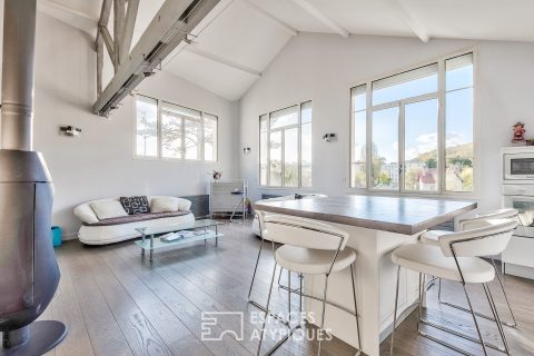 Duplex contemporain avec toit-terrasse