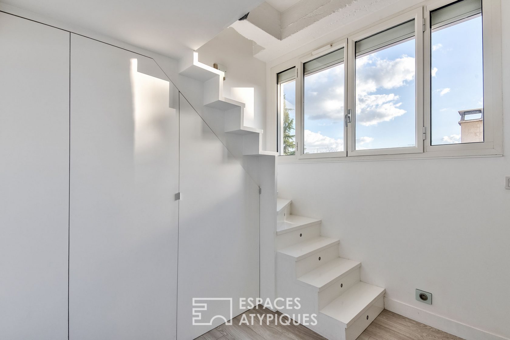 Duplex contemporain avec toit-terrasse