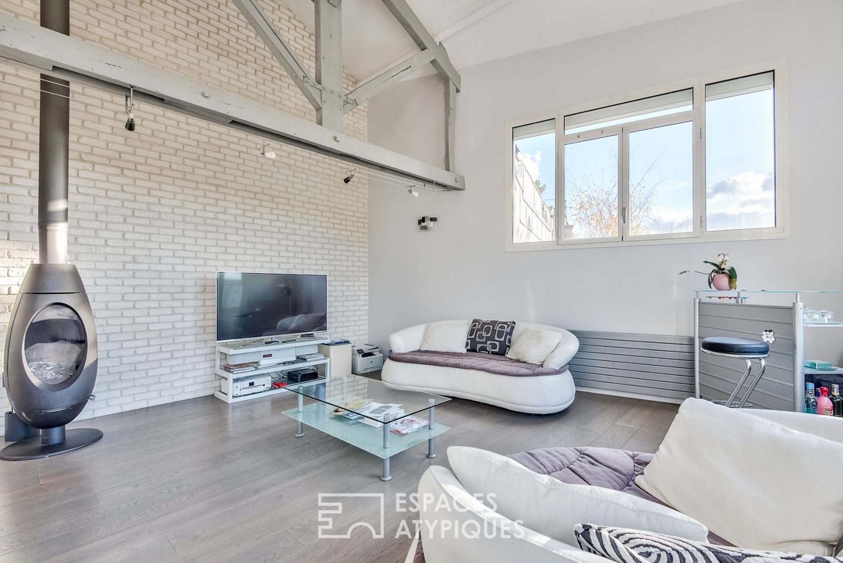 Duplex contemporain avec toit-terrasse