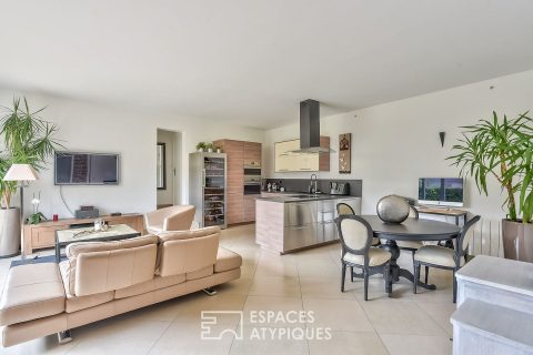 Appartement avec terrasse dans un ancien corps de ferme