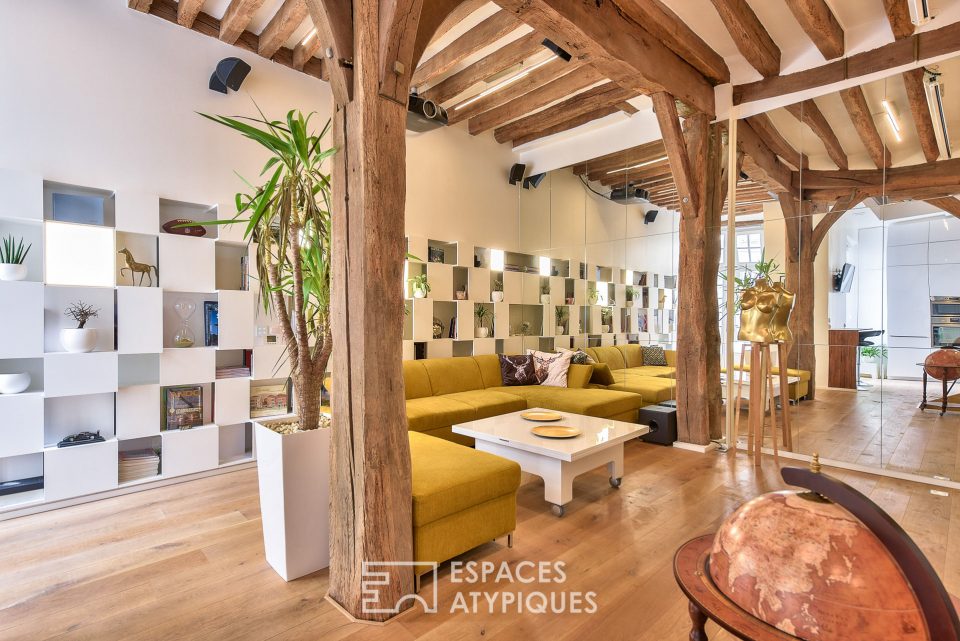 78000 VERSAILLES - LOFT ATYPIQUE D'ARCHITECTE DANS UNE ANCIENNE ECURIE - Réf. 2325