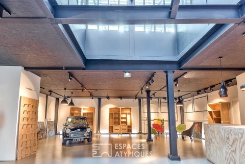 Loft dans un bâtiment industriel en centre-ville