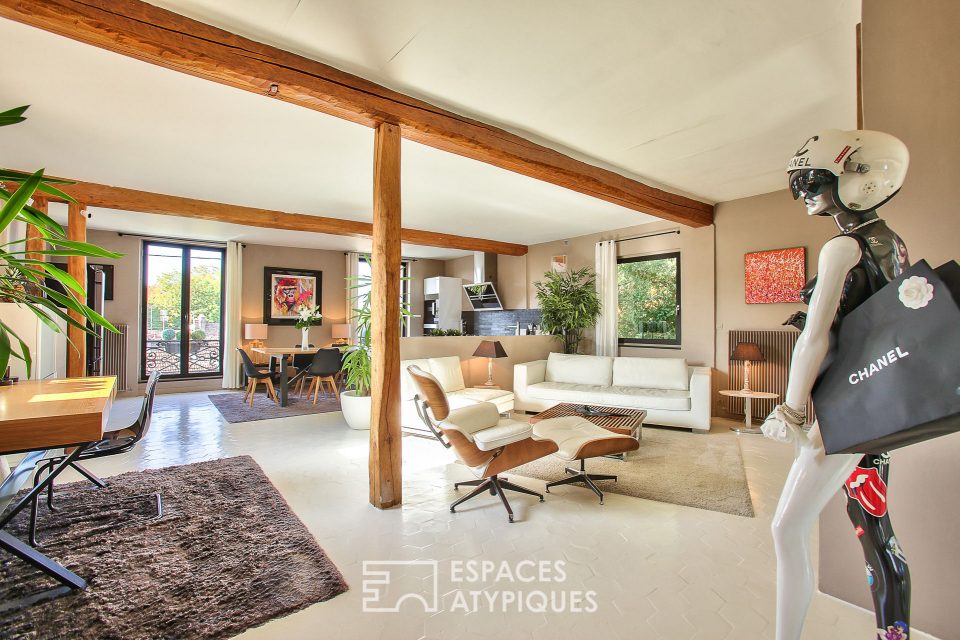 28130 MAINTENON - Duplex en dernier étage avec jardin - Réf. 2499