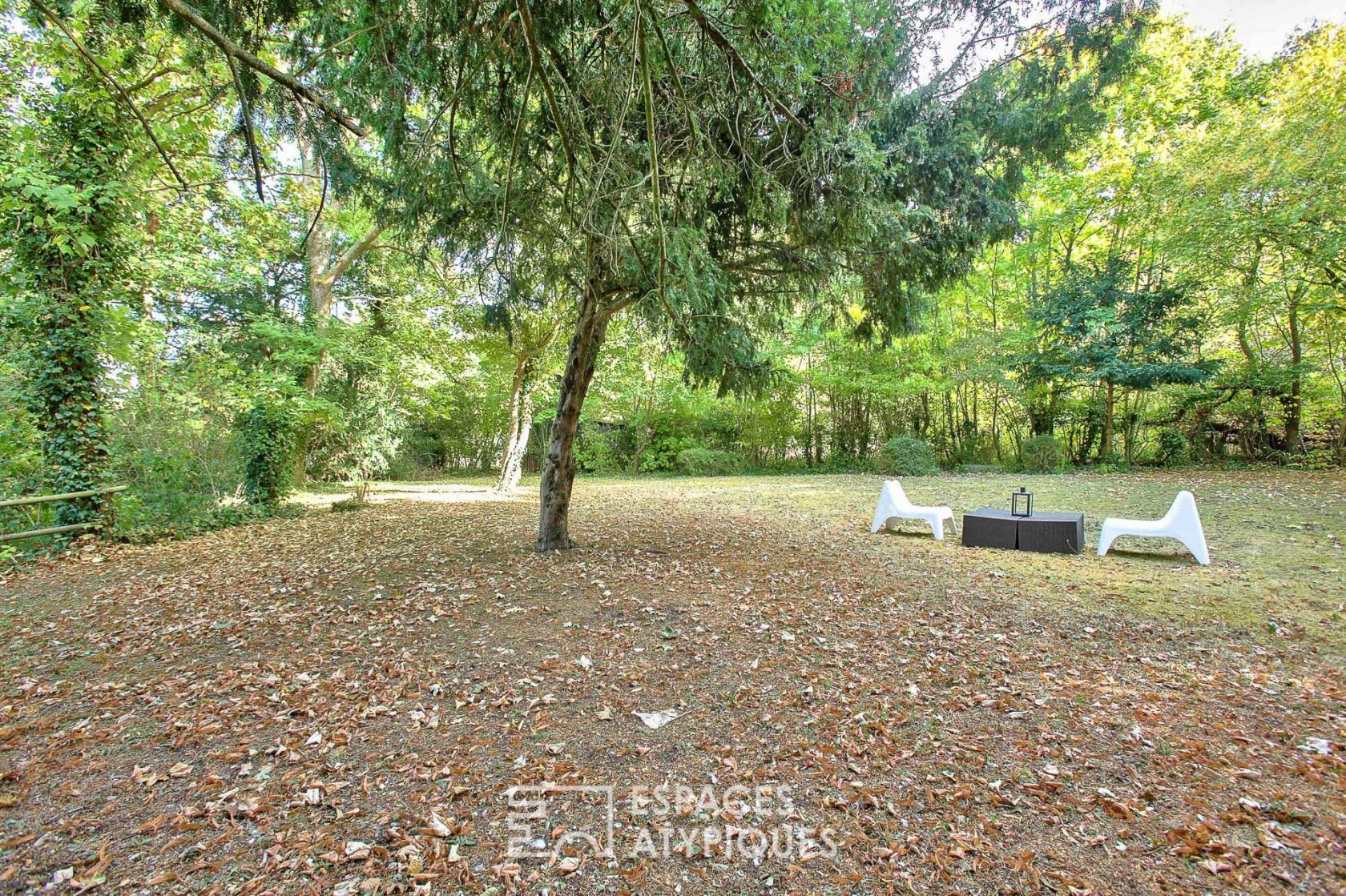 Duplex en dernier étage avec jardin