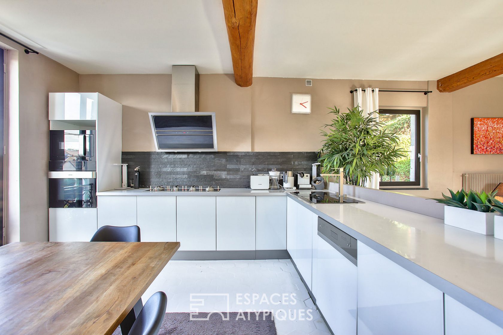 Duplex en dernier étage avec jardin