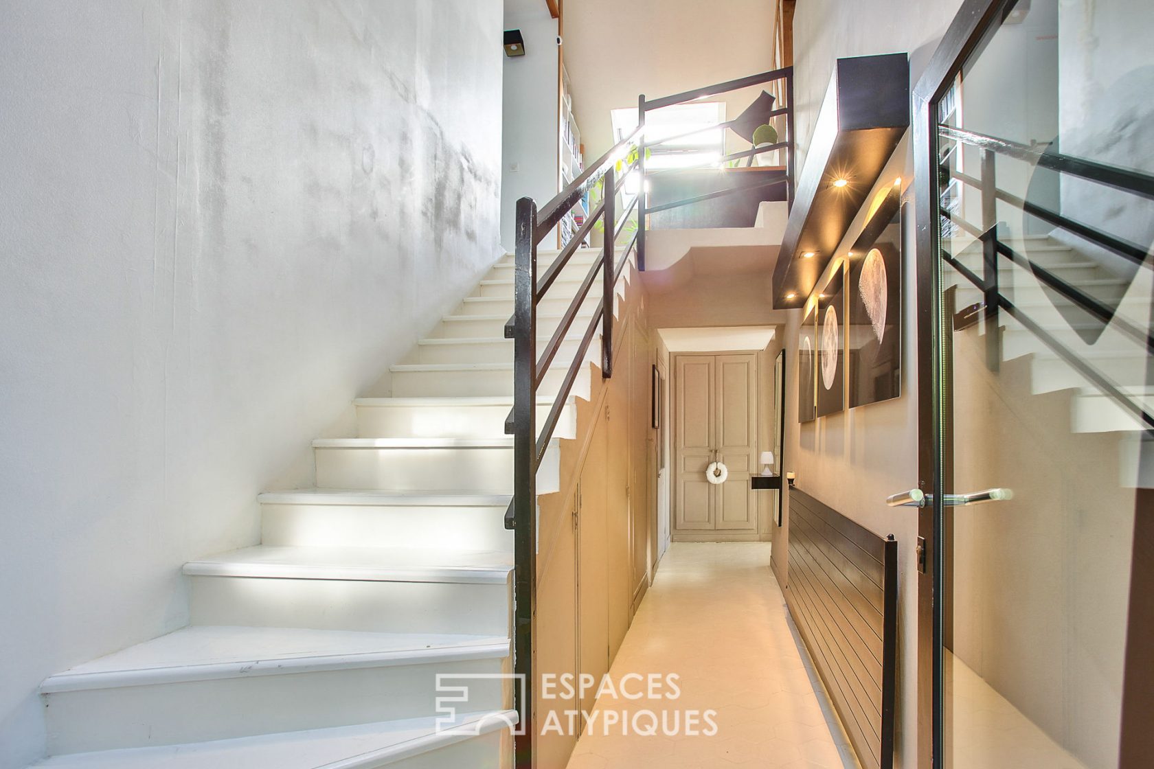 Duplex en dernier étage avec jardin
