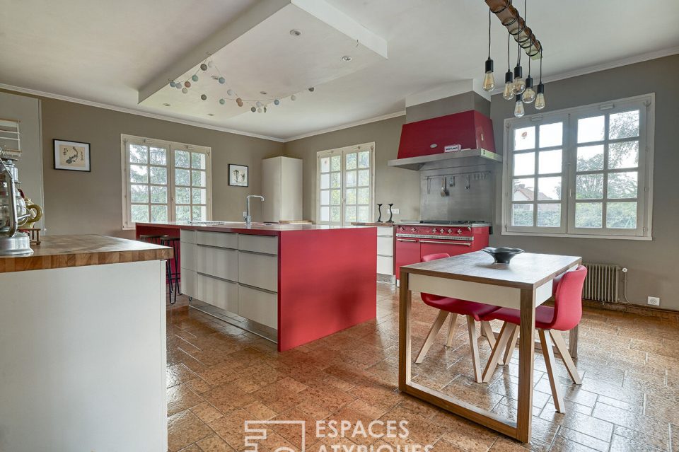 Maison familiale au calme et entourée de verdure à 10 minutes de Rambouillet