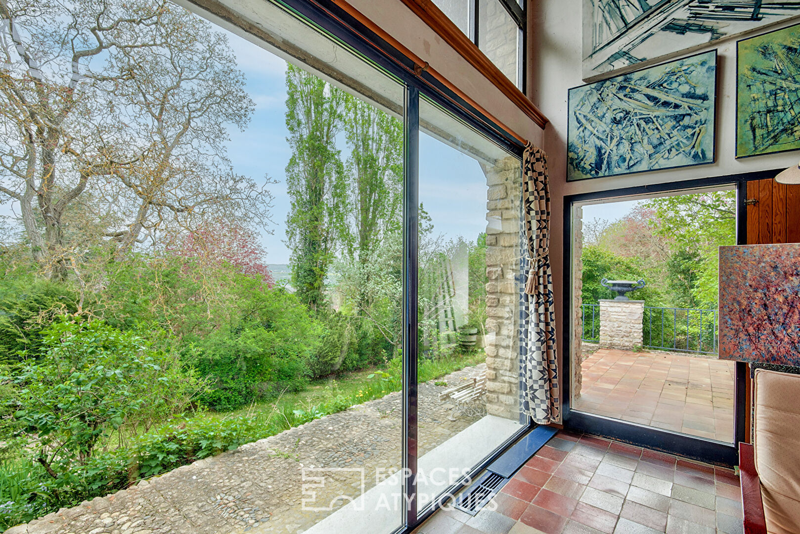Bright house with a view