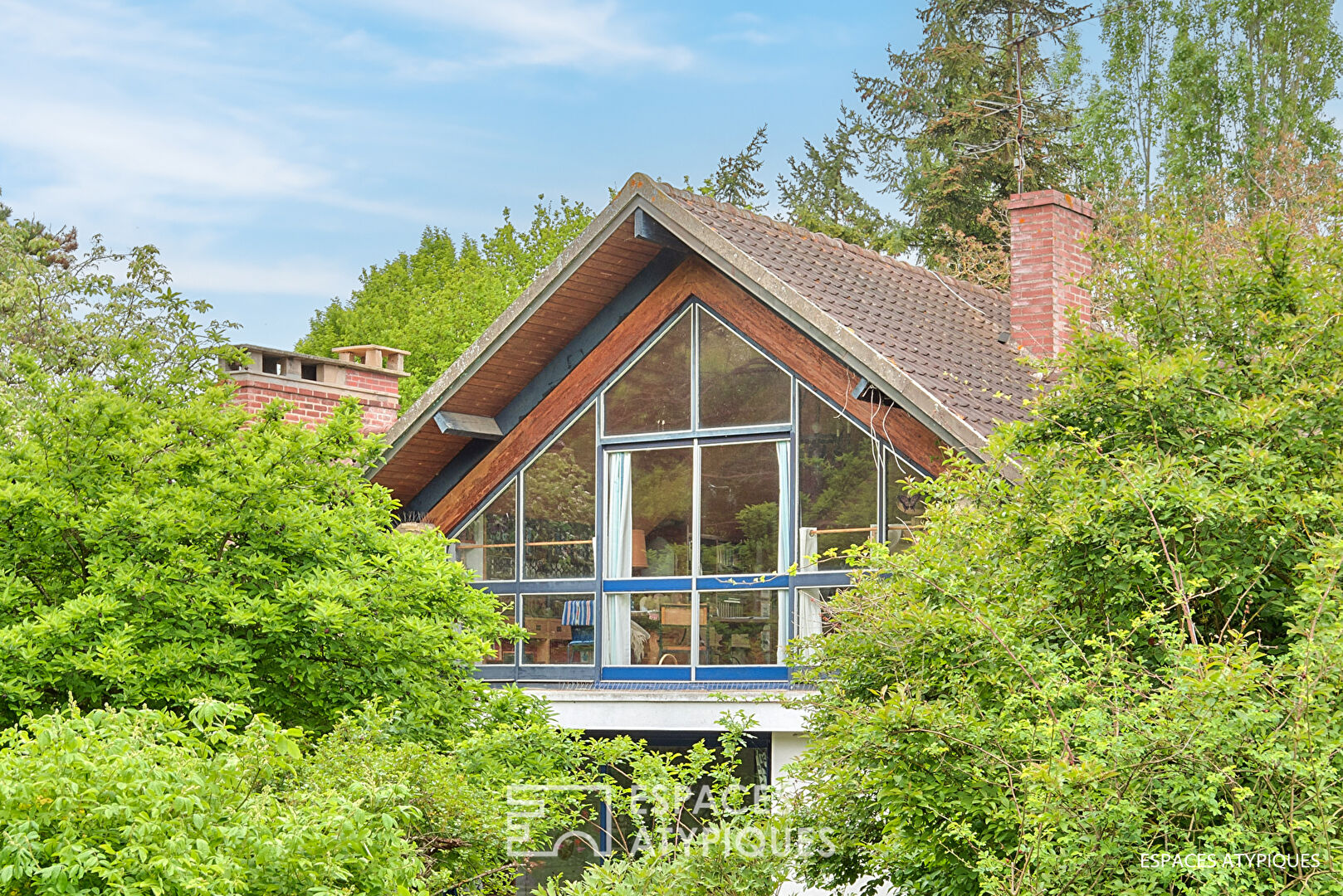 Bright house with a view