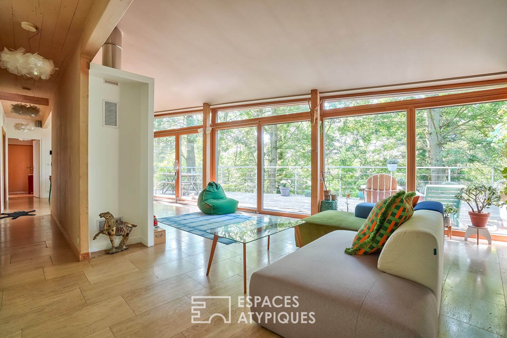 “Passive” A-rated architect-designed house, nestled in its wooded garden