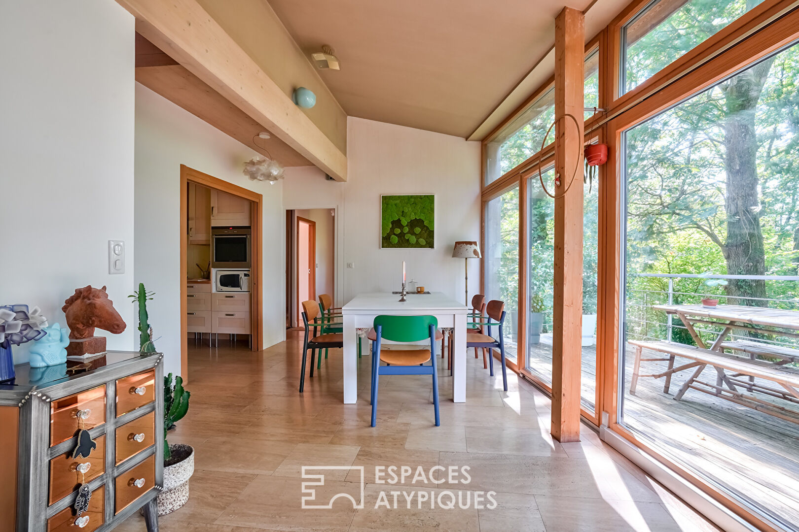 “Passive” A-rated architect-designed house, nestled in its wooded garden