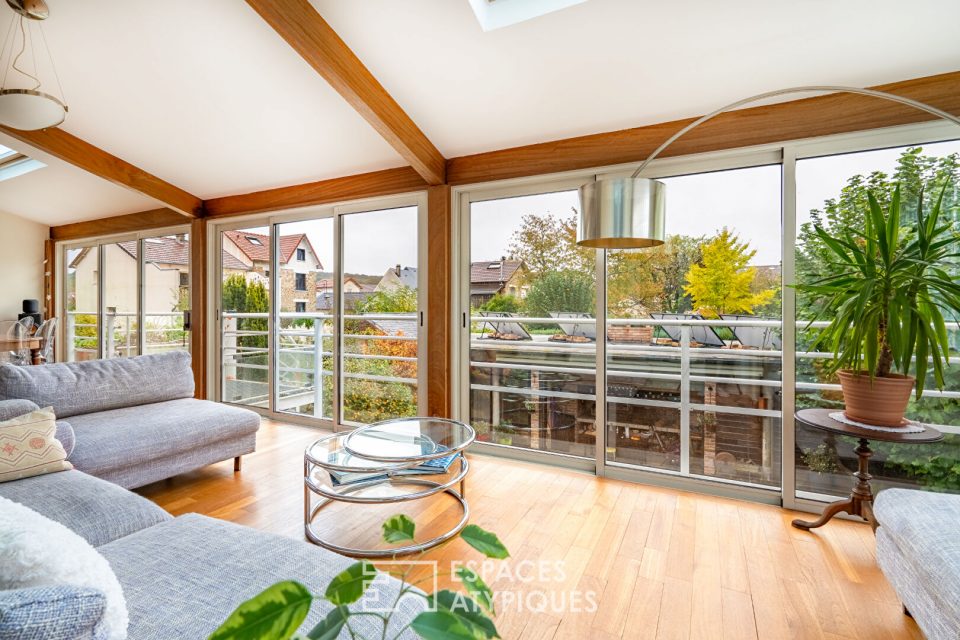Havre de paix moderne et haut de gamme avec jacuzzi, garage, atelier sur le quartier de Porchefontaine