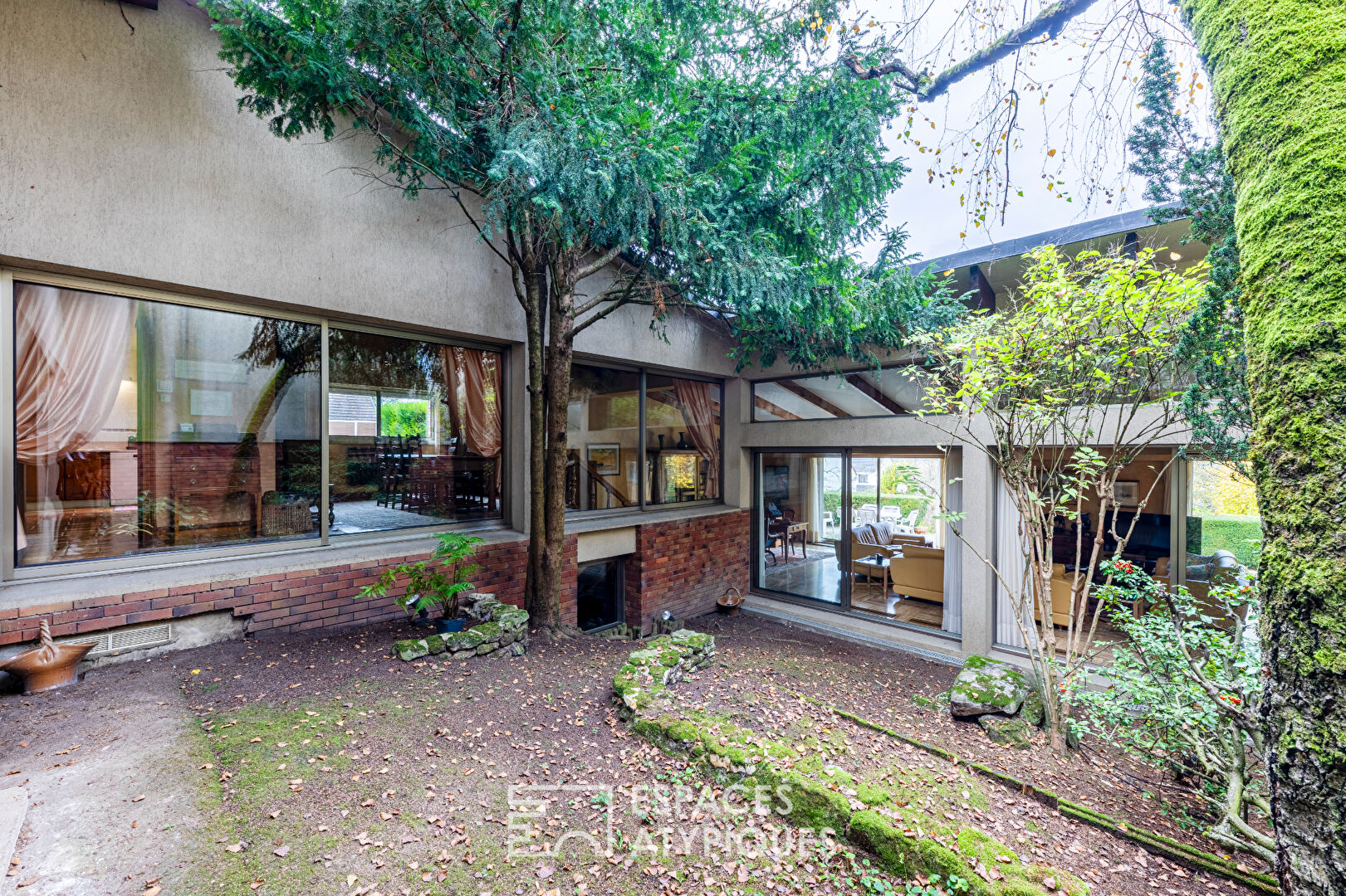 Architect’s house with interior patio