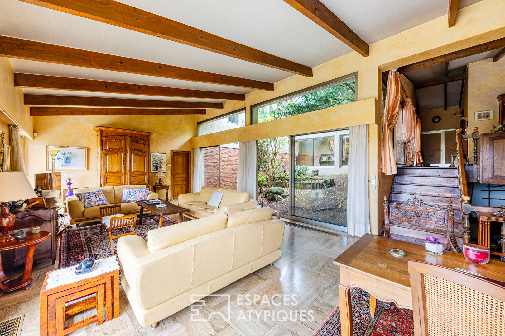 Architect’s house with interior patio