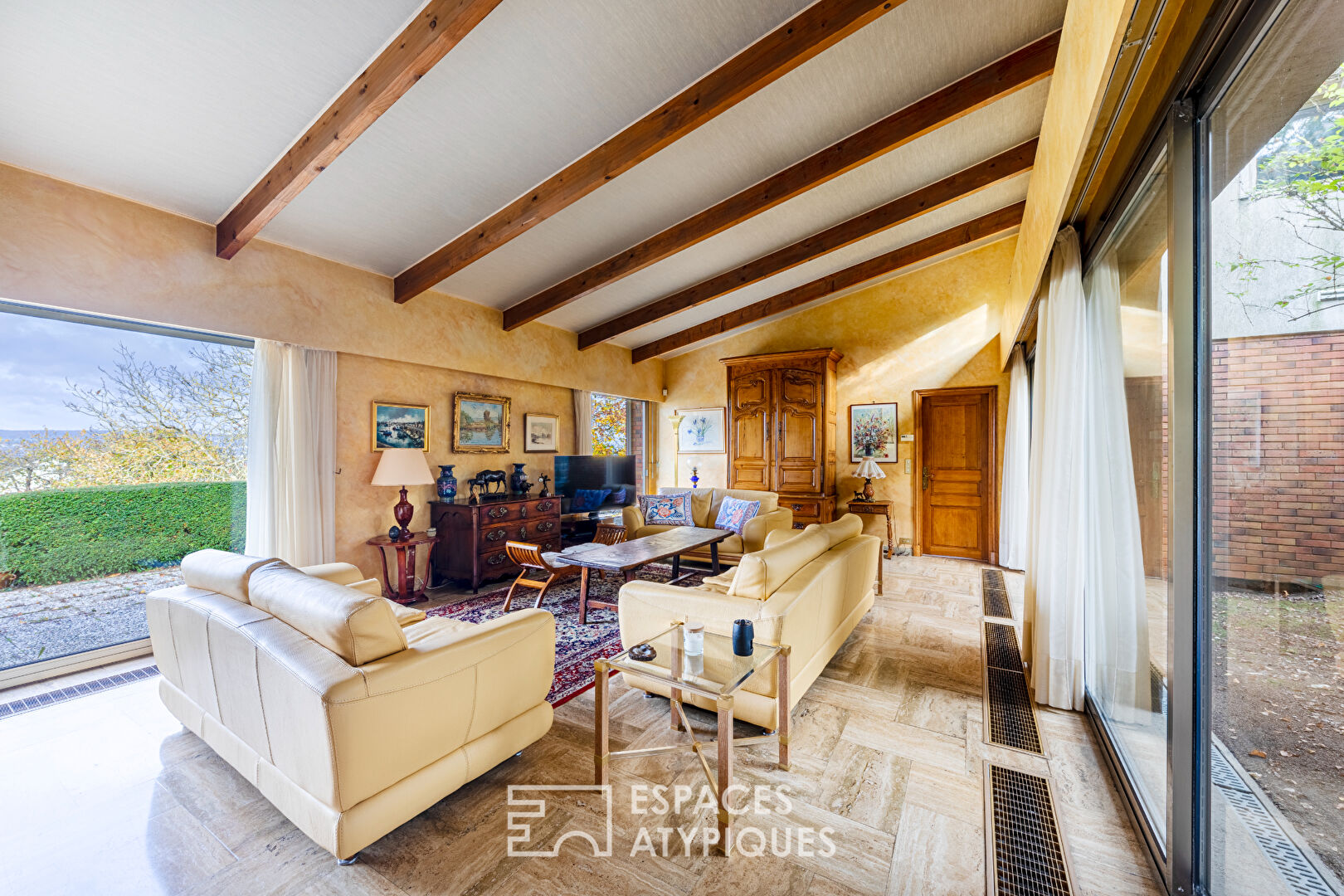 Architect’s house with interior patio