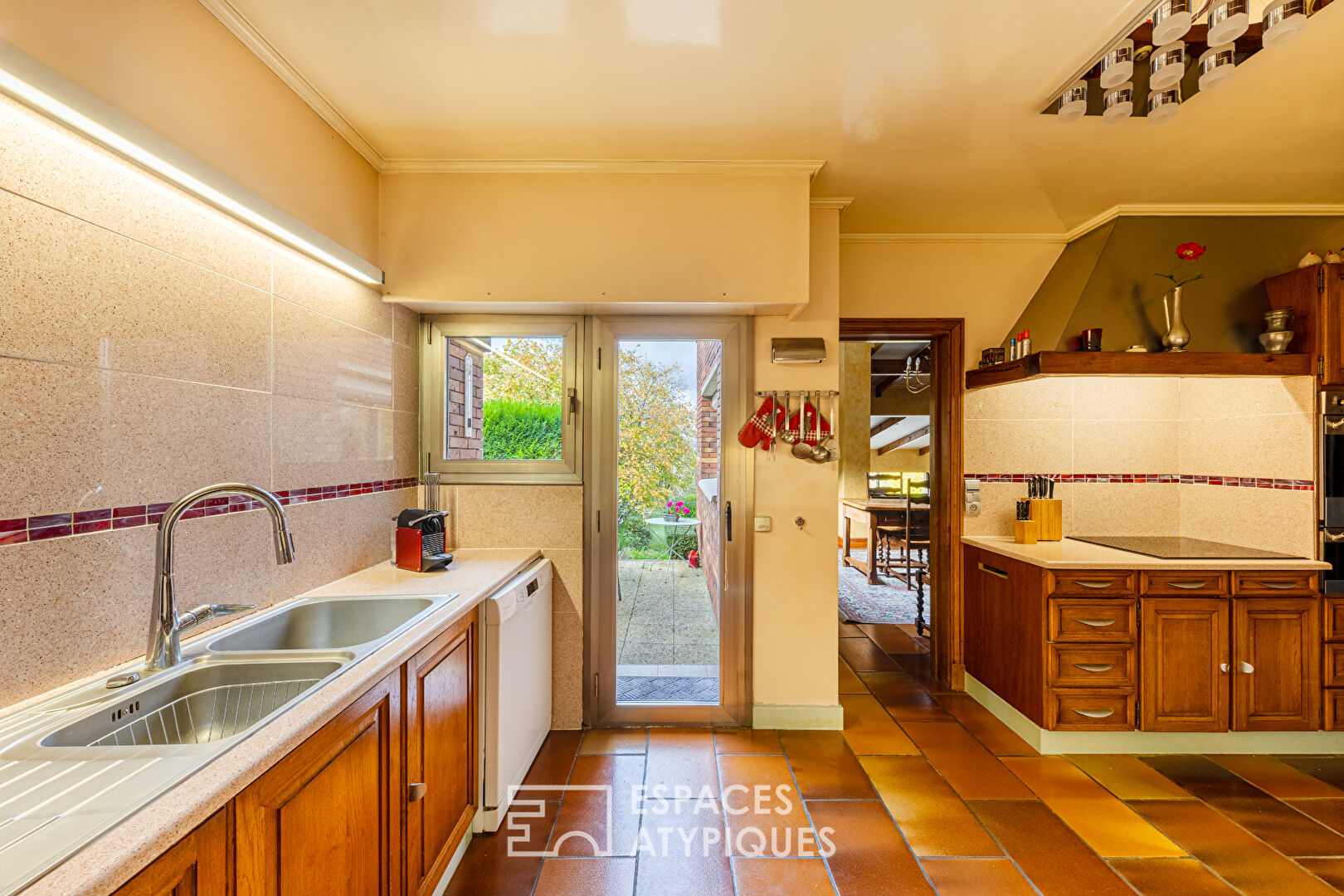 Architect’s house with interior patio