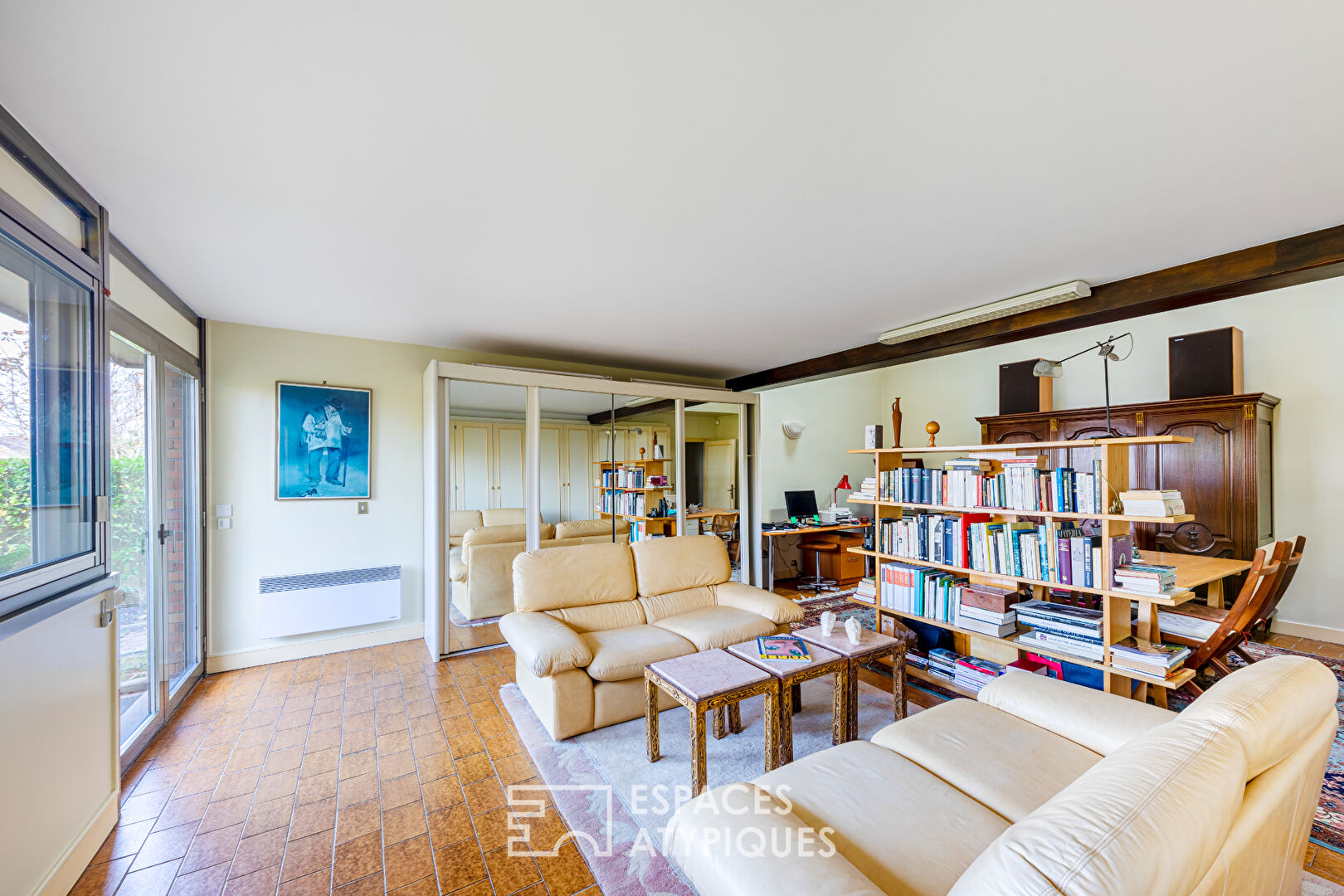 Architect’s house with interior patio