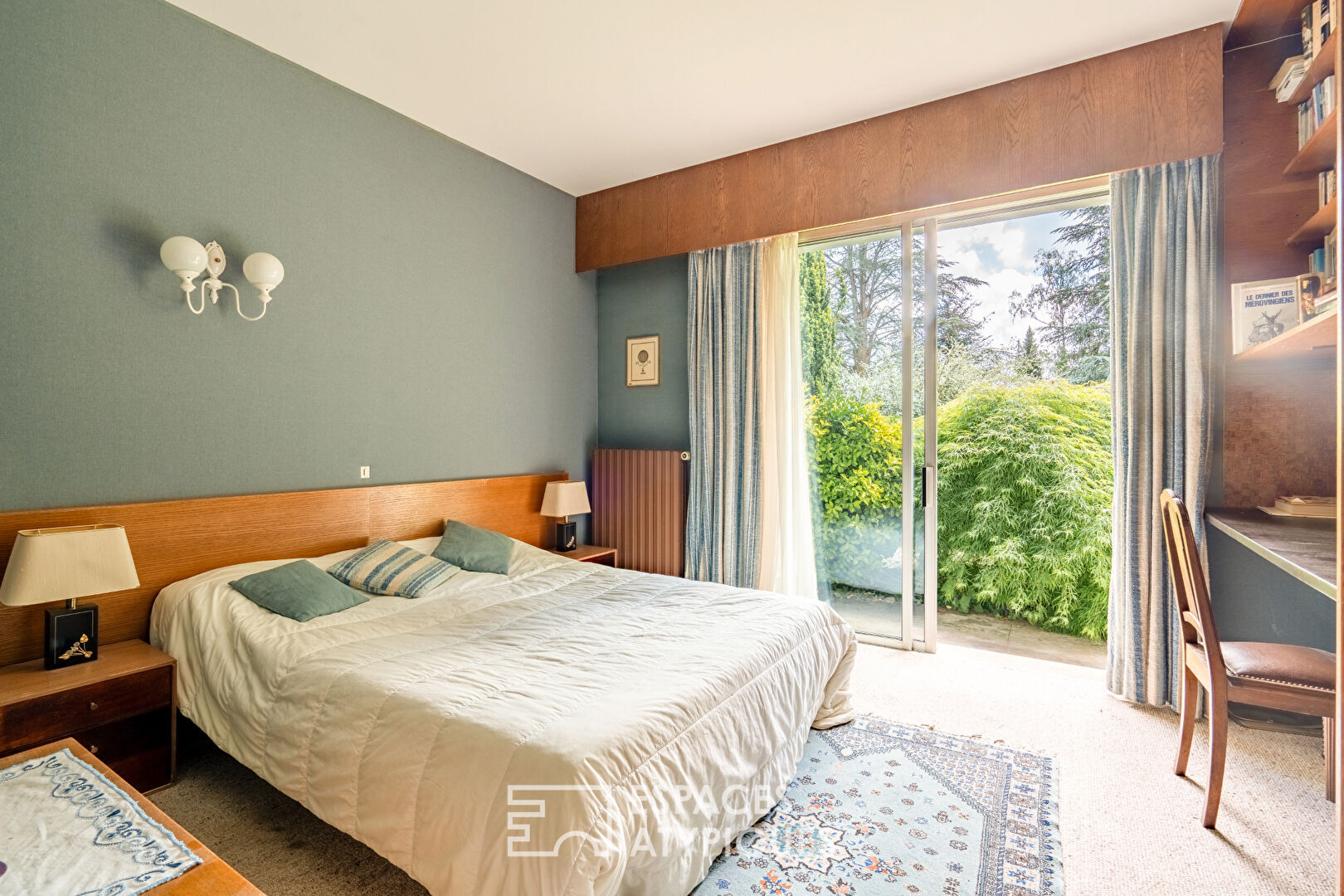 Maison 70’s californienne de plain-pied avec parc arboré