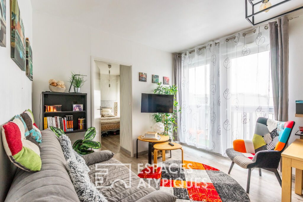 L’Essentiel: deux pièces avec balcon proche du centre-ville