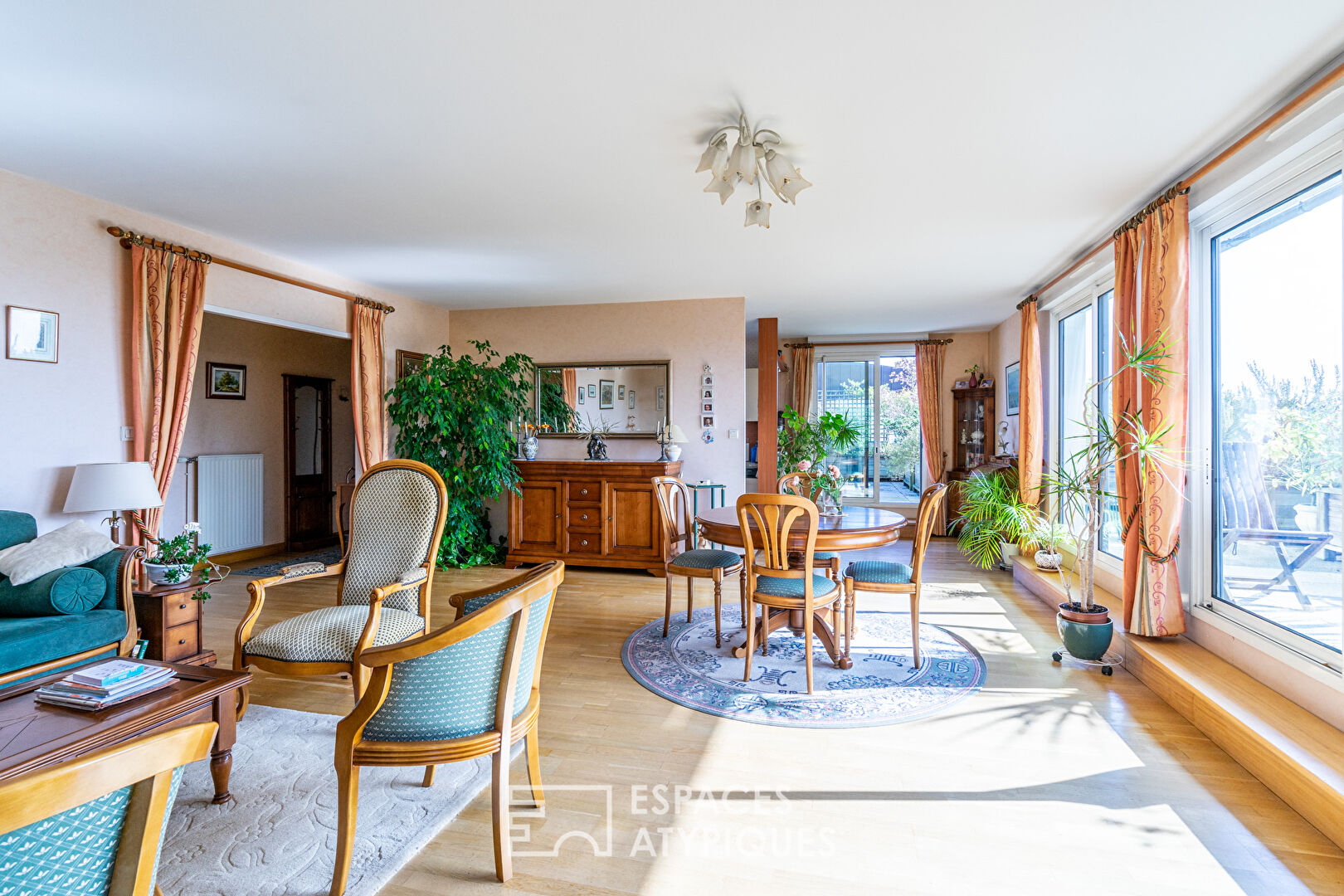 Appartement meublé de 98 m² à Carquefou avec superbe terrasse de 100 m²