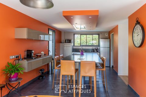 Belle maison d’architecte à Sucé sur Erdre, proche de l’Erdre