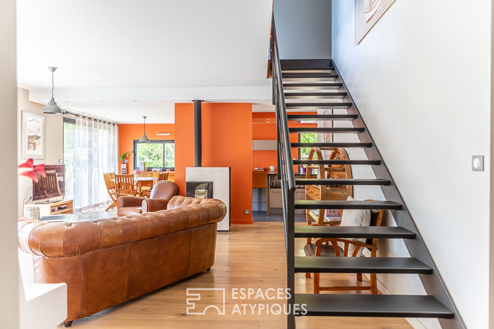 Belle maison d’architecte à Sucé sur Erdre, proche de l’Erdre