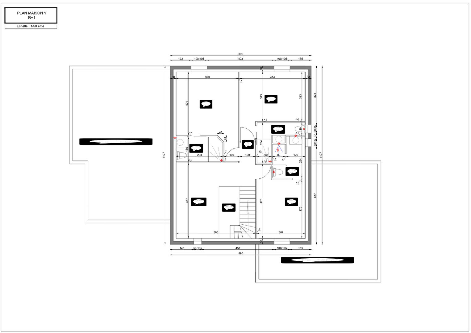 Maison de fin 2022 à Basse-Goulaine quatre suites et piscine