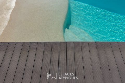 Maison tranquille entre nature et bourg avec piscine