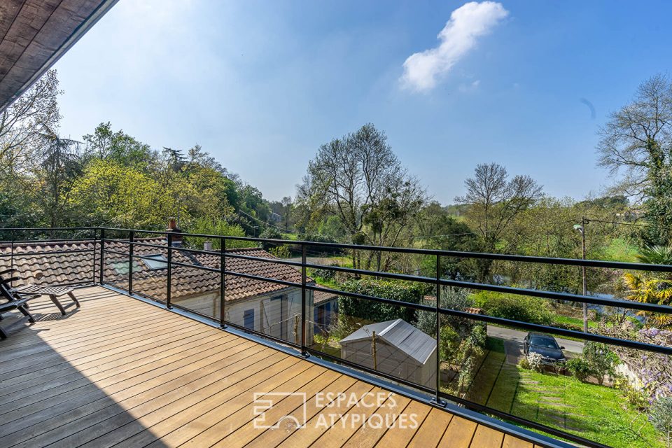 A louer, maison avec vue dans le vignoble nantais