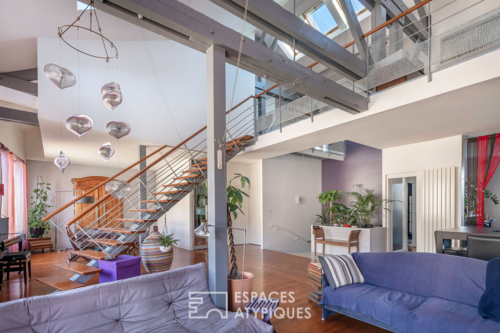 Duplex Loft d’architecte, 4 chambres, à deux pas du jardin des plantes