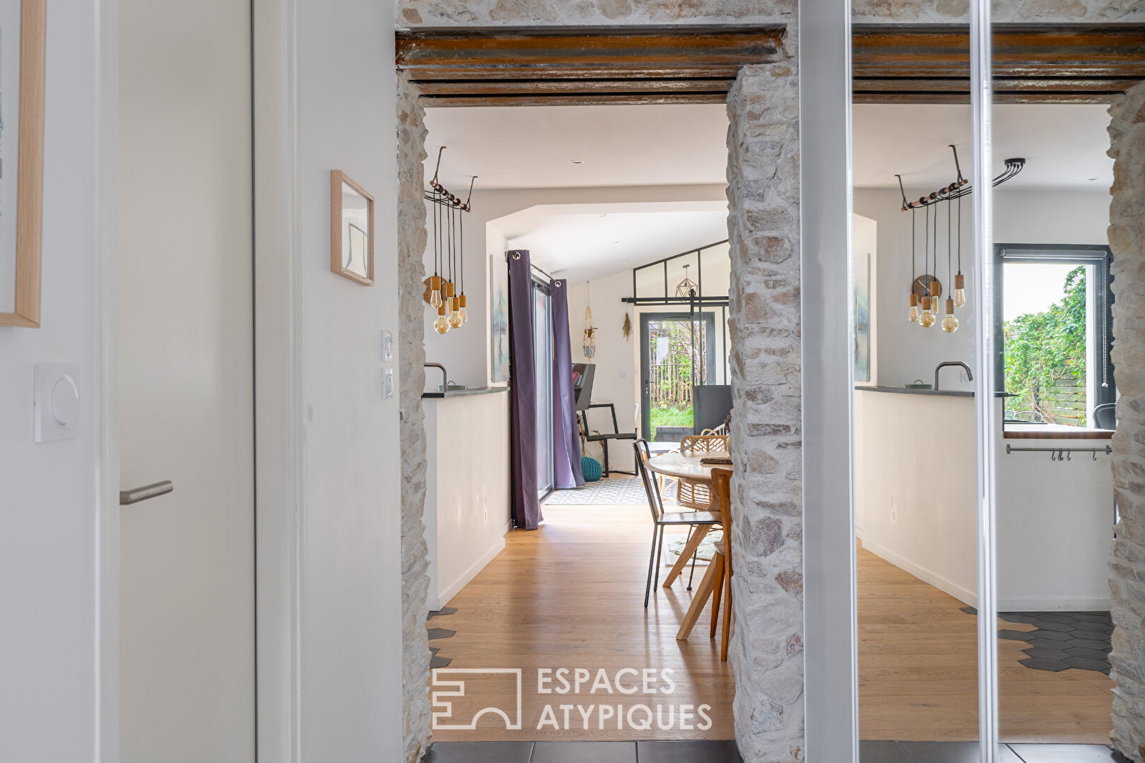 Maison de ville rénovée avec jardin au cœur du bourg de Saint-Herblain