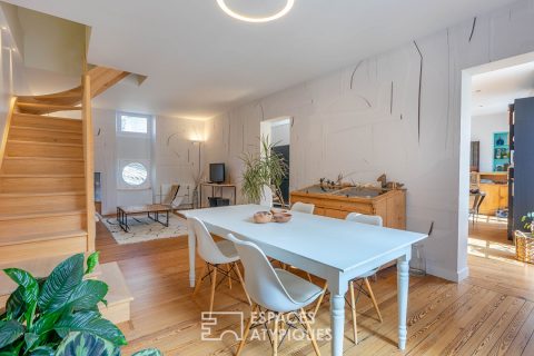 DUPLEX  d’exception (118 m2) rénové – vue rare sur Passage Pommeraye  Nantes