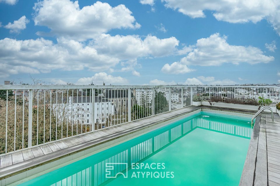 Duplex d'exception avec piscine privée et double terrasse - Quartier Monselet