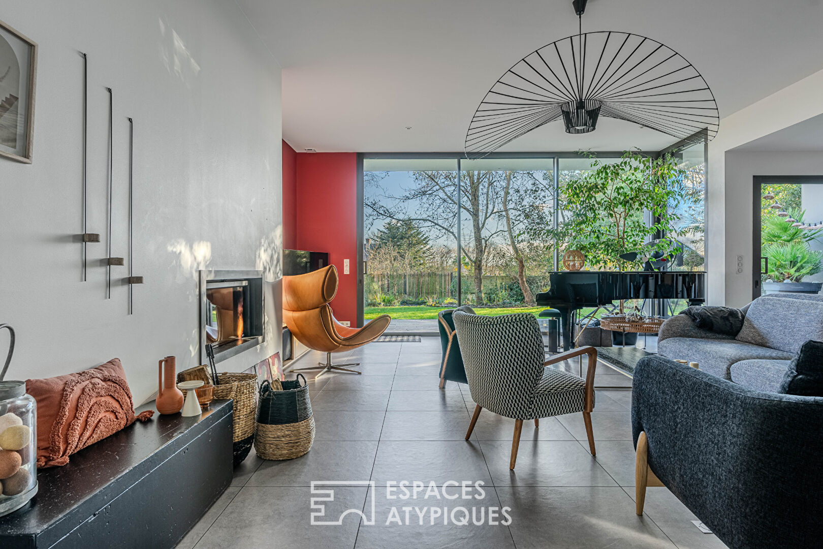 Maison d’architecte contemporaine de plain-pied – Couëron bords de Loire