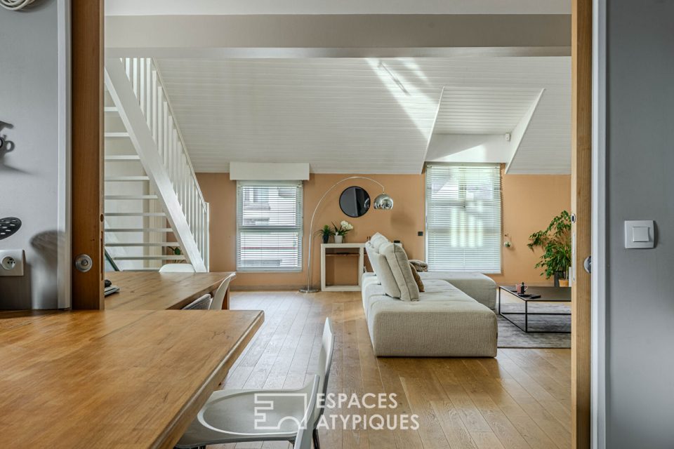 Coeur de ville, Duplex avec terrasse et accès privatif