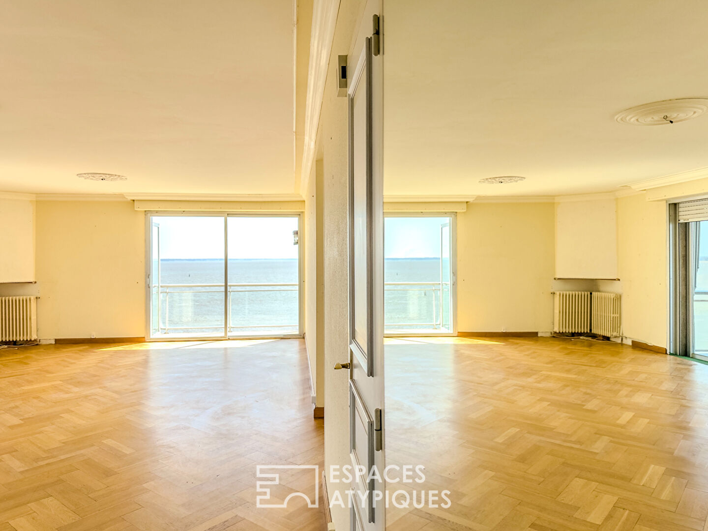 Bel appartement avec vue mer panoramique à Villès-Martin
