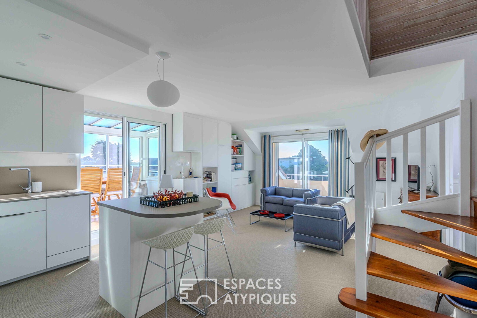 Appartement T4 dernier étage avec aperçu mer !