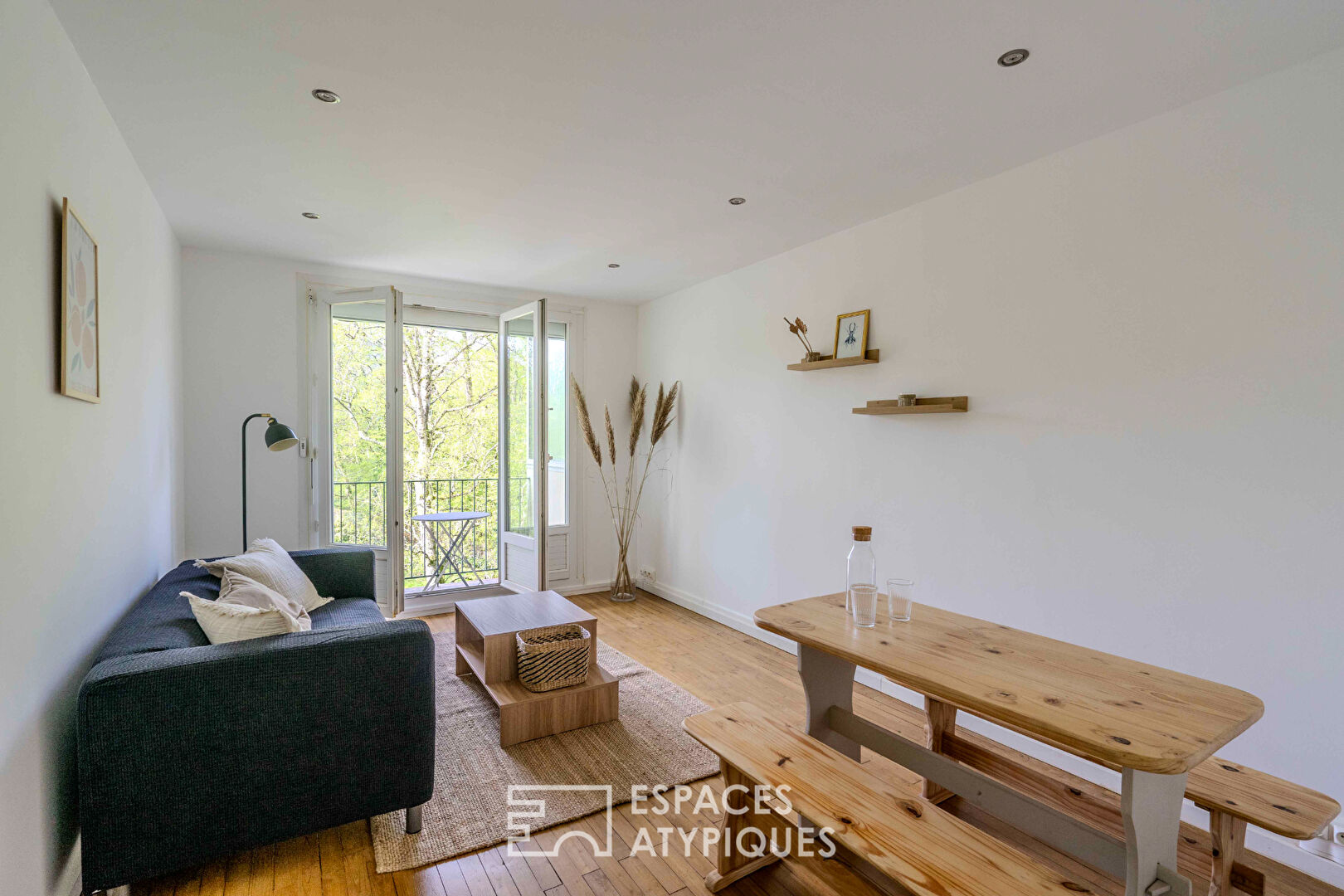 Appartement T3 meublé avec vue dégagée, parc de la Gaudinière