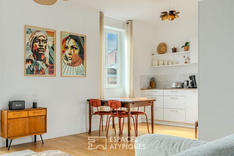 Charmant meublé de deux chambres avec stationnement