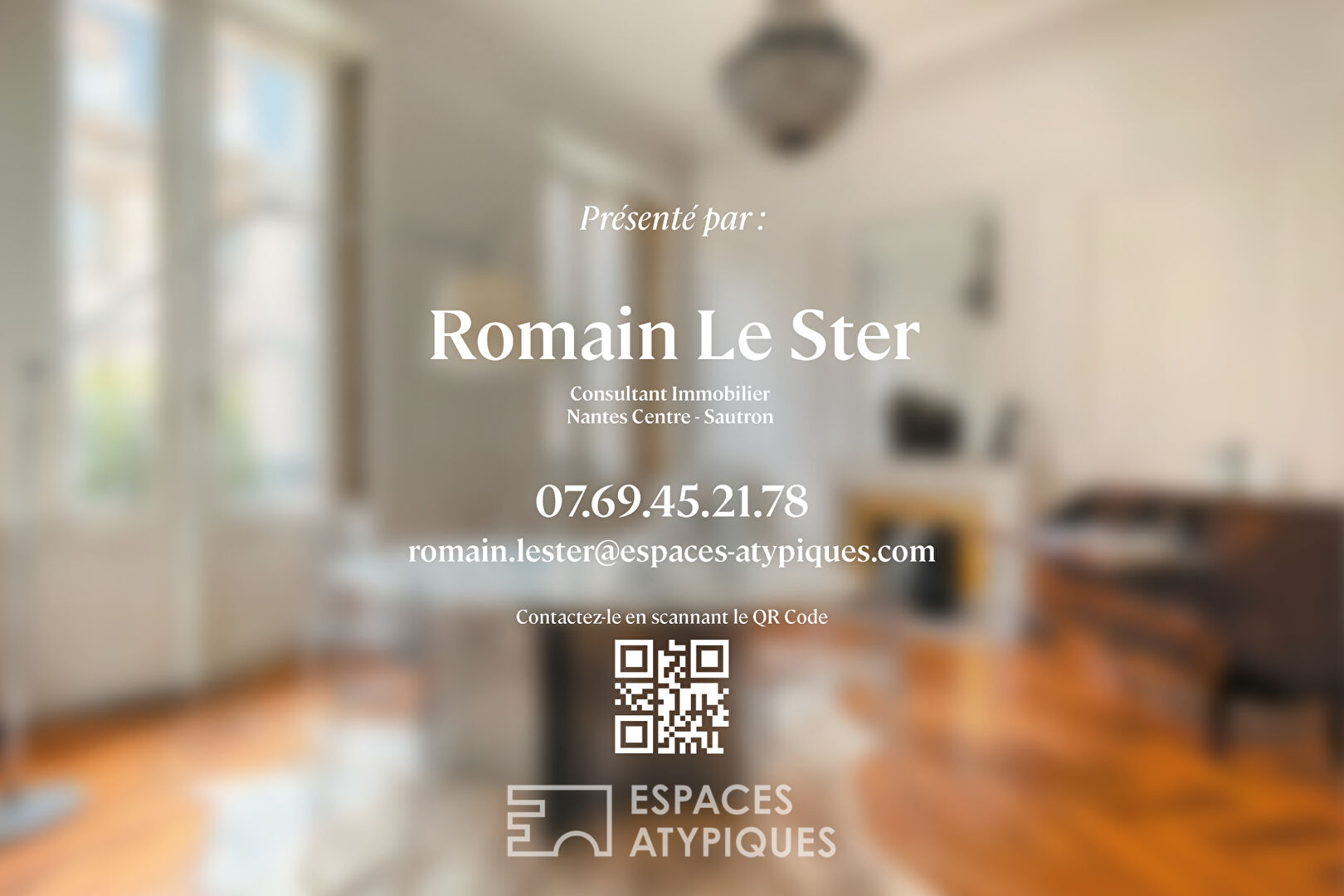 Appartement esprit maison dans cette maison de Maître