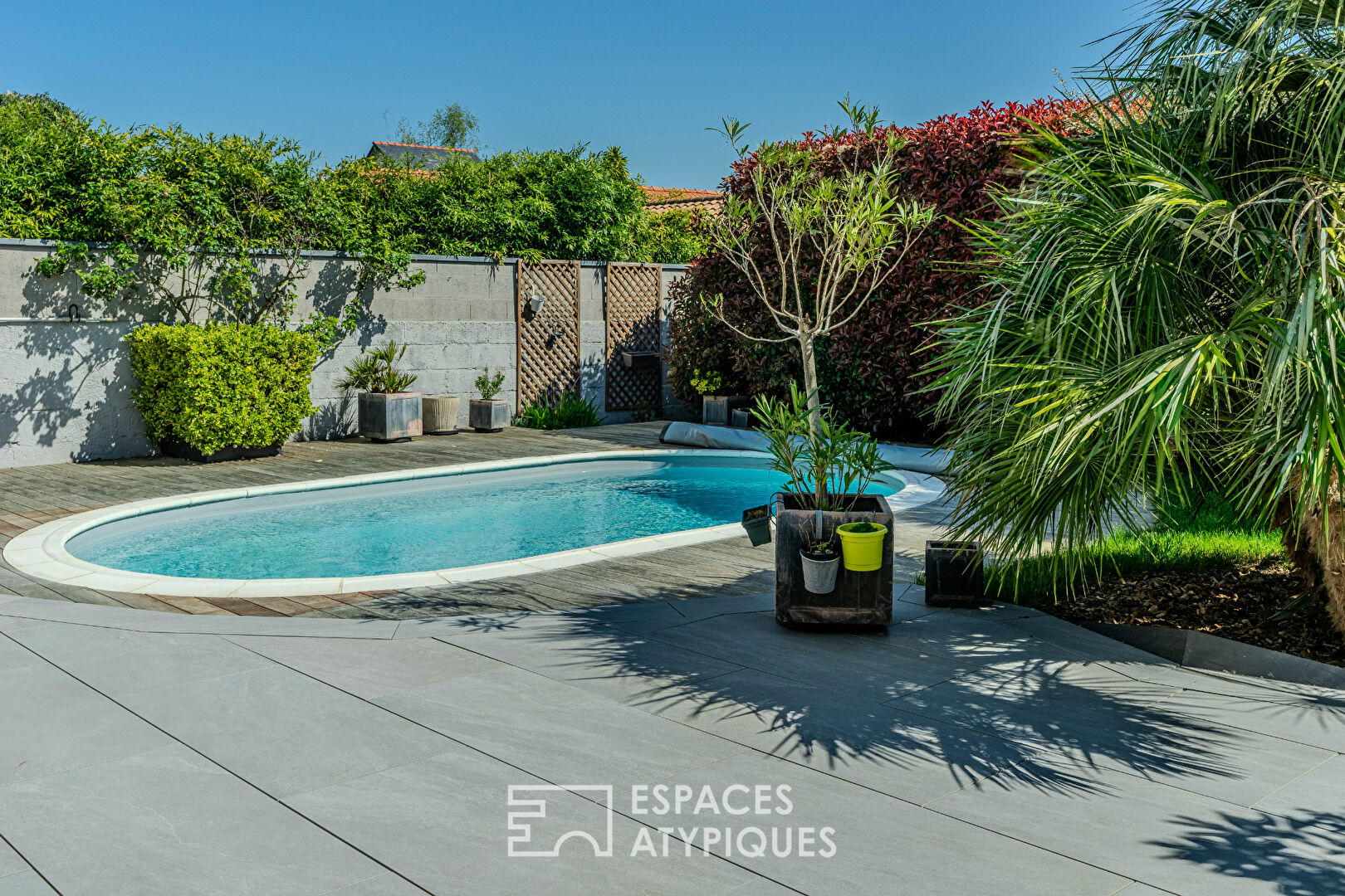 Maison de ville familiale et sa piscine – Nantes Longchamp