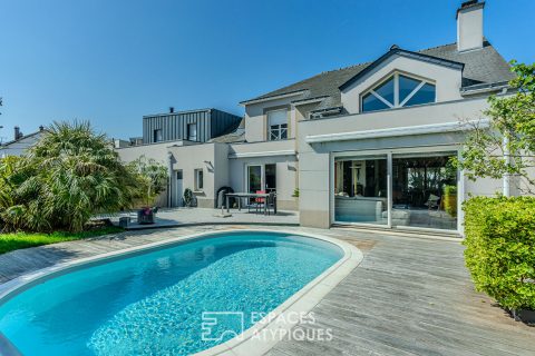 Maison de ville familiale et sa piscine – Nantes Longchamp